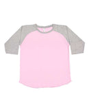 LAT - Youth Baseball Fine Jersey Three-Quarter Sleeve Tee - 6130