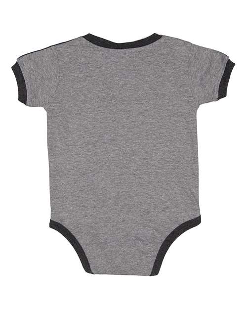 Rabbit Skins - Infant Retro Ringer Fine Jersey Bodysuit - 4432