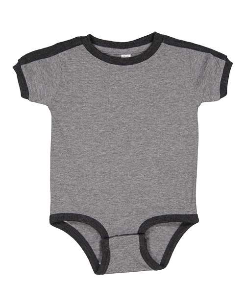 Rabbit Skins - Infant Retro Ringer Fine Jersey Bodysuit - 4432