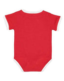 Rabbit Skins - Infant Retro Ringer Fine Jersey Bodysuit - 4432