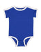 Rabbit Skins - Infant Retro Ringer Fine Jersey Bodysuit - 4432