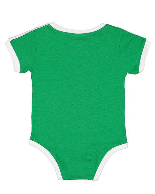 Rabbit Skins - Infant Retro Ringer Fine Jersey Bodysuit - 4432