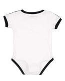 Rabbit Skins - Infant Retro Ringer Fine Jersey Bodysuit - 4432