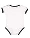 Rabbit Skins - Infant Retro Ringer Fine Jersey Bodysuit - 4432