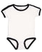 Rabbit Skins - Infant Retro Ringer Fine Jersey Bodysuit - 4432