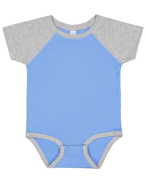 Rabbit Skins - Infant Baseball Fine Jersey Bodysuit - 4430