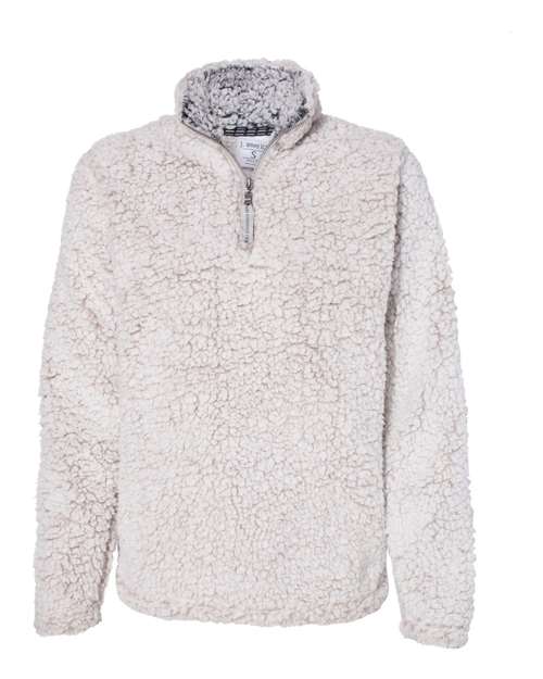 J. America - Women’s Epic Sherpa Quarter-Zip Pullover - 8451