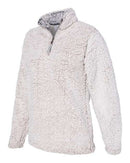 J. America - Women’s Epic Sherpa Quarter-Zip Pullover - 8451