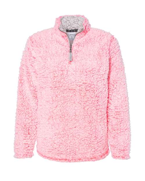 J. America - Women’s Epic Sherpa Quarter-Zip Pullover - 8451