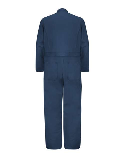 Red Kap - Button-Front Cotton Coverall Additional Sizes - CC16EXT