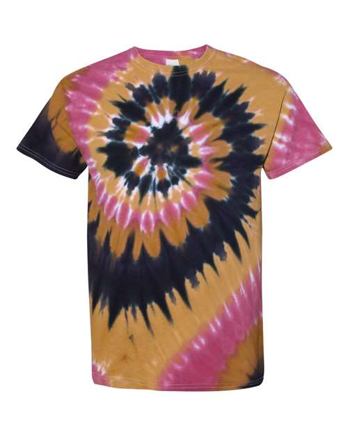 Dyenomite - Multi-Color Spiral Tie-Dyed T-Shirt - 200MS (More Color)