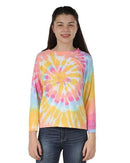 Dyenomite - Youth Spiral Tie Dye Long Sleeve - 24BMS