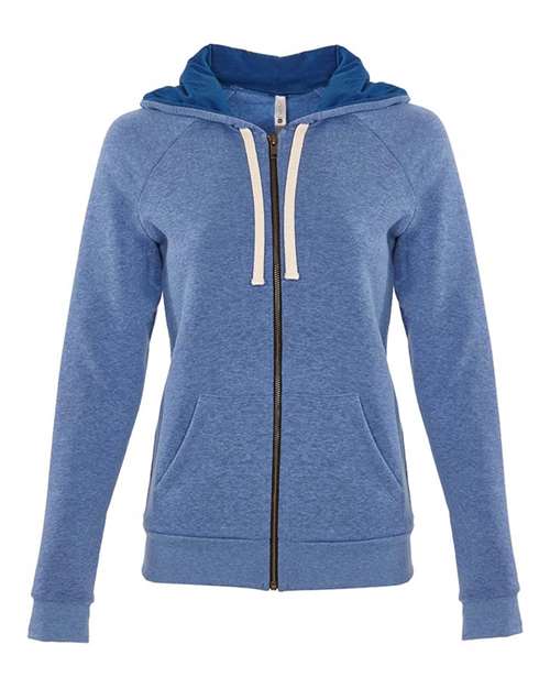 Next Level - Women's PCH Raglan Zip Hoodie - 9603