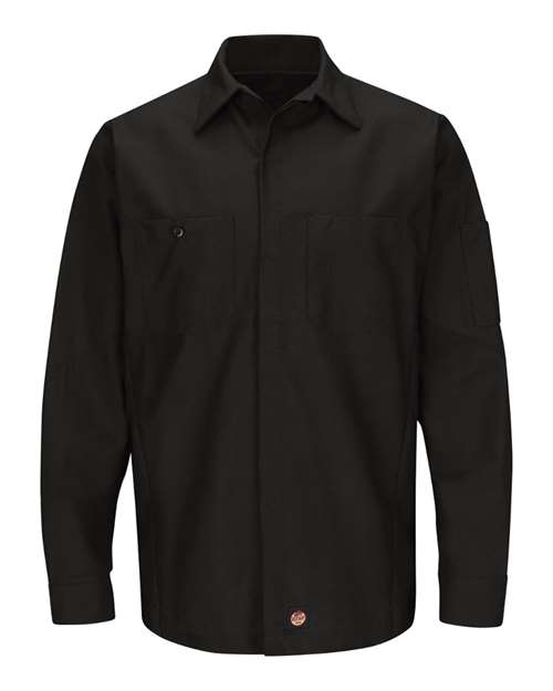 Red Kap - Long Sleeve Automotive Crew Shirt - SY10