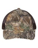 Outdoor Cap - Mesh-Back Camo with Flag Undervisor Cap - CWF310