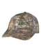 Outdoor Cap - Camo Cap with American Flag Undervisor - CWF315