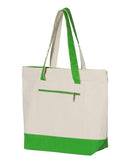 Q-Tees - 19L Zippered Tote - Q1300