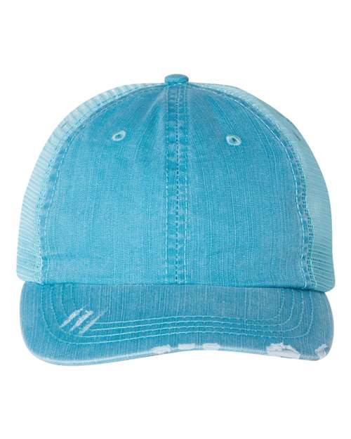 Mega Cap - Herringbone Trucker Cap - 6990