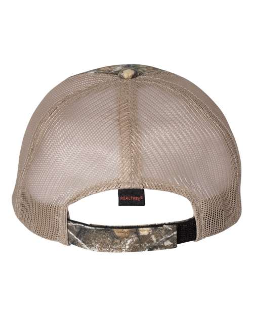 Outdoor Cap - Washed Brushed Mesh-Back Camo Cap - CGWM301