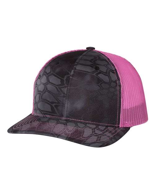 Richardson - Patterned Snapback Trucker Cap - 112P