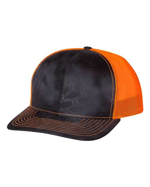 Richardson - Patterned Snapback Trucker Cap - 112P