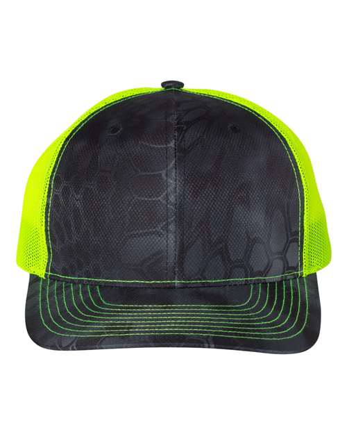 Richardson - Patterned Snapback Trucker Cap - 112P