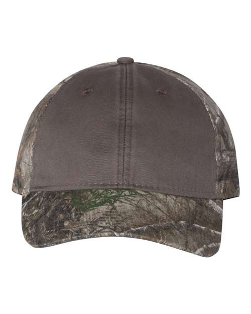 Outdoor Cap - Camo with Pigment-Dyed Twill Front Cap - PDC100