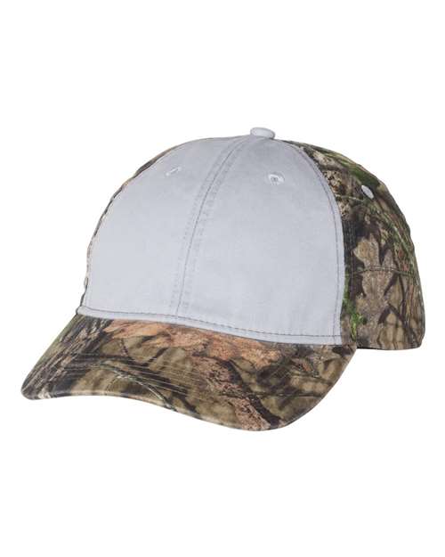 Outdoor Cap - Camo with Pigment-Dyed Twill Front Cap - PDC100