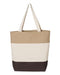 Q-Tees - 11L Tri-Color Tote - Q125900