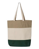 Q-Tees - 11L Tri-Color Tote - Q125900