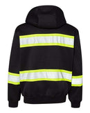 Kishigo - EV Series® Enhanced Visibility Full-Zip Hooded Sweatshirt - B310-313