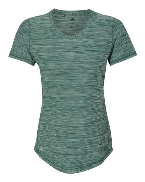 Adidas - Women's Mèlange Tech V-Neck T-Shirt - A373