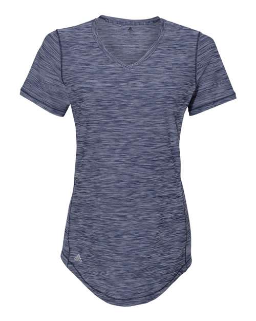 Adidas - Women's Mèlange Tech V-Neck T-Shirt - A373