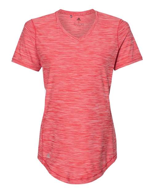 Adidas - Women's Mèlange Tech V-Neck T-Shirt - A373