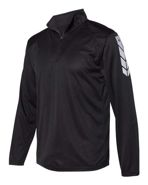 Badger - Metallic Print Quarter-Zip Pullover - 4148