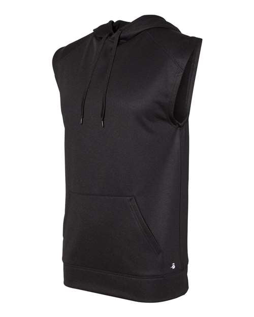 Badger - Performance Fleece Sleeveless Hooded Sweatshirt - 1430