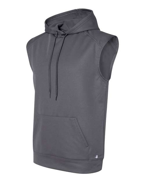 Badger - Performance Fleece Sleeveless Hooded Sweatshirt - 1430