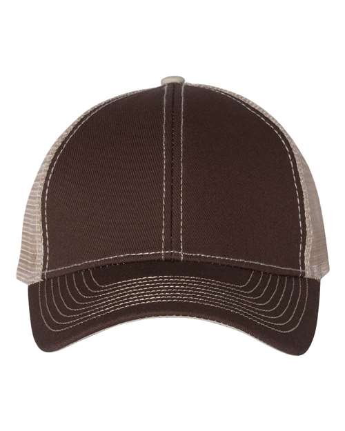 Mega Cap - Twill-Front Trucker Cap - 7641