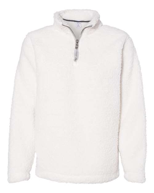 J. America - Women’s Epic Sherpa Quarter-Zip Pullover - 8451