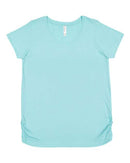 LAT - Women's Maternity Scoop Neck Fine Jersey Tee - 3509