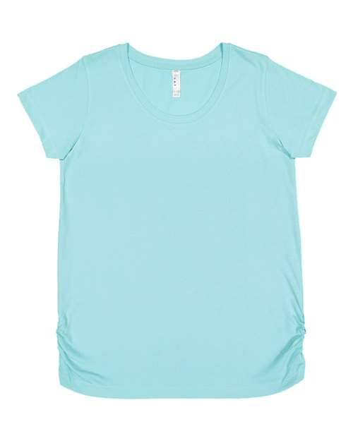 LAT - Women's Maternity Scoop Neck Fine Jersey Tee - 3509