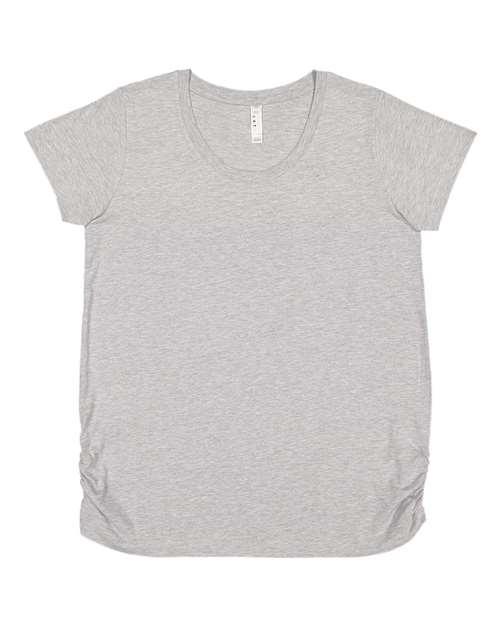 LAT - Women's Maternity Scoop Neck Fine Jersey Tee - 3509