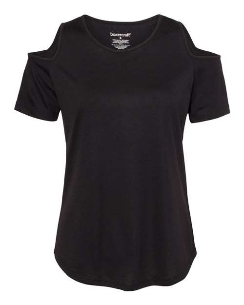 Boxercraft - Women's Cold Shoulder T-Shirt - T32