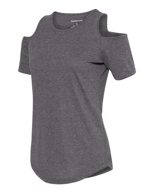 Boxercraft - Women's Cold Shoulder T-Shirt - T32