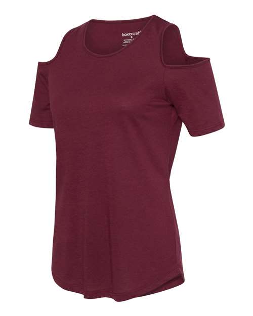 Boxercraft - Women's Cold Shoulder T-Shirt - T32