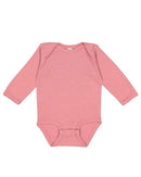 Rabbit Skins - Infant Long Sleeve Baby Rib Bodysuit - 4411