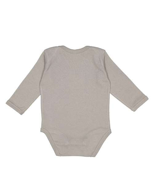 Rabbit Skins - Infant Long Sleeve Baby Rib Bodysuit - 4411