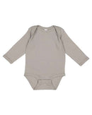 Rabbit Skins - Infant Long Sleeve Baby Rib Bodysuit - 4411