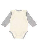 Rabbit Skins - Infant Long Sleeve Baby Rib Bodysuit - 4411