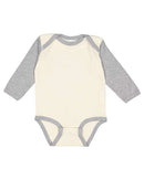 Rabbit Skins - Infant Long Sleeve Baby Rib Bodysuit - 4411